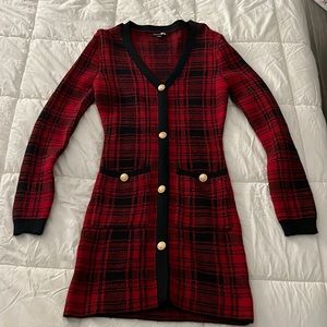 Fashion Nova Plaid Mini Dress